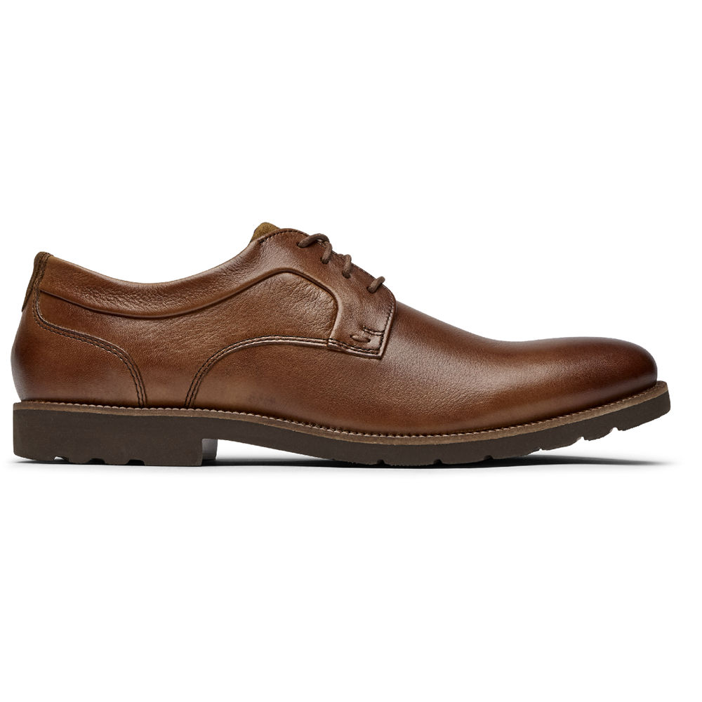 Rockport Mens Oxfords Brown - Sharp & Ready 2 Plain Toe - UK 190-MGXRJP